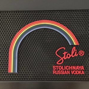 BRAND NEW - STOLI STOLICHNAYA RUSSIAN VODKA PROFESSIONAL BAR MAT
